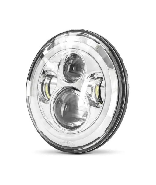 Phare LED 7" compatible Harley Davidson - Chrome Comparez plus de prix