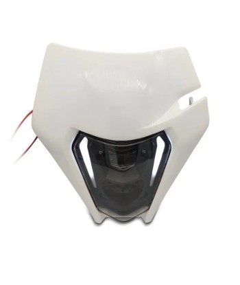 Projecteur LED moto + plaque Enduro Offroad  blanc vente chaude votre 