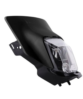 Projecteur LED moto + plaque Enduro Offroad  noir Venez découvrir notre 