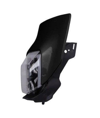 Projecteur LED moto + plaque Enduro Offroad  noir Venez découvrir notre 