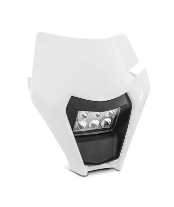 Projecteur LED moto + plaque pour Enduro XDure BK2 carenage Universel wit la livraison gratuite