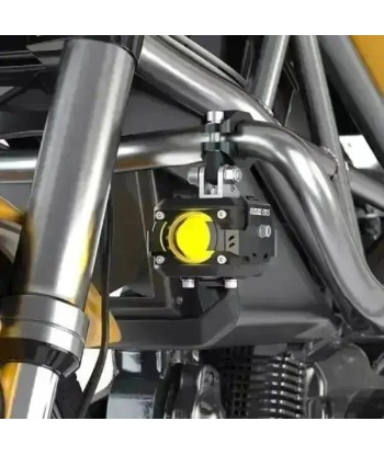 Phare Additionnel moto LED -  Interrupteur Sans fil le concept de la Pate a emporter 