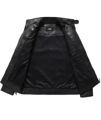 Veste cuir homme style motard Fin de série