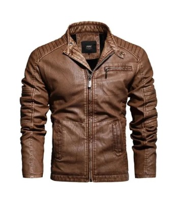 Blouson biker homme vintage de l' environnement