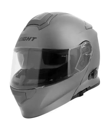 Casque Moto Modulable Bluetooth - Gris En savoir plus