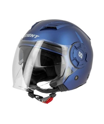 Casque jet bleu - S749 Twister s'inspire de l'anatomie humaine