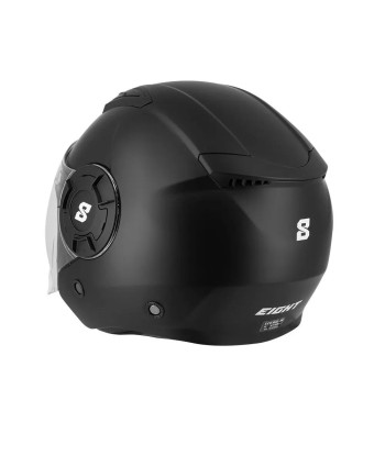 Casques Jet moto Noir Mat -  S749 Twister Véritable concentré