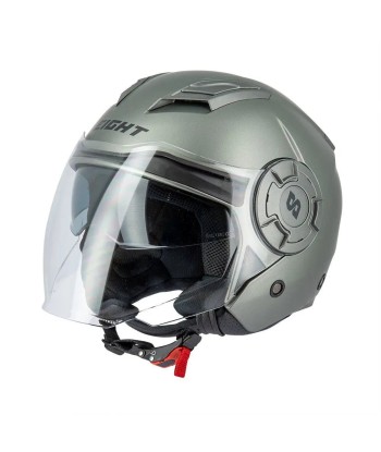 Casque Jet Gris Titanium - S749 Twister Véritable concentré