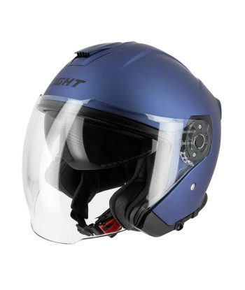 Casque Moto Jet Bleu pailleté | S770 KYLE la chaussure