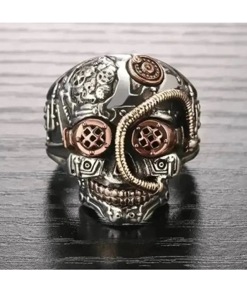 Bague motard - Steampunk (Argent) En savoir plus