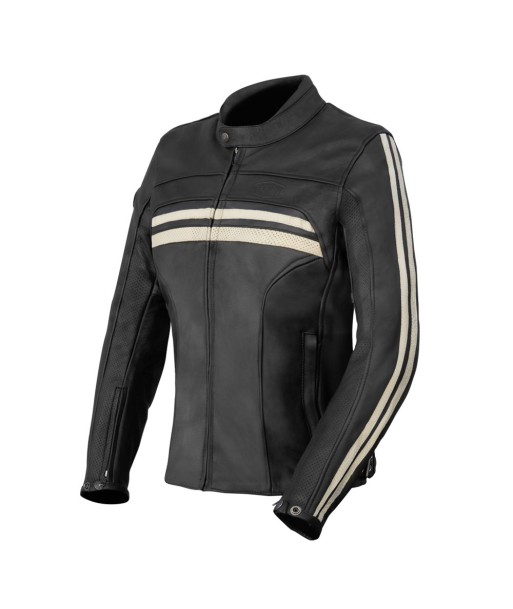 Blouson Cuir Moto Femme vintage à prix réduit toute l'année