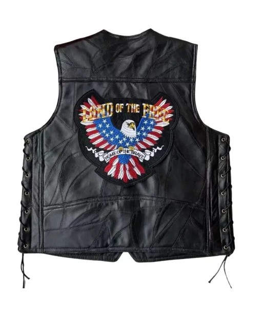 Gilets bikers cuir paiement sécurisé