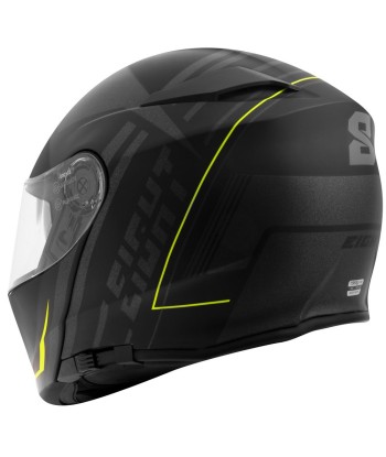 Casque moto Scooter Modulable - Noir et Jaune prix pour 