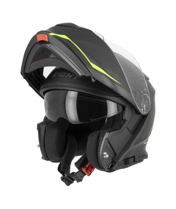 Casque moto Scooter Modulable - Noir et Jaune prix pour 