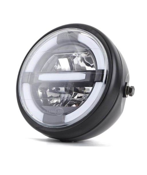 Phare moto Angel Eyes + clignotant intégré   - 6.8 pouces commande en ligne