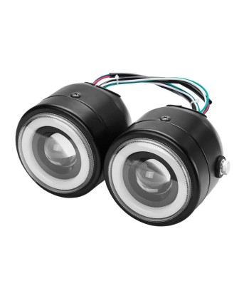 Phare double optique moto LED en ligne des produits 