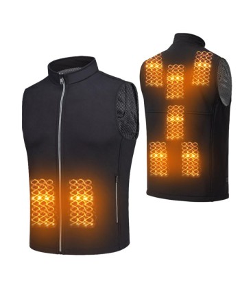 Gilet Chauffant Moto - 8 zones plus qu'un jeu 