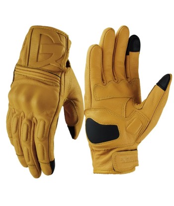 Gants moto cuir vintage Par le système avancé 