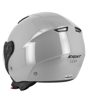 Casque aviateur JET moto  - Gris S779 LEOV de technologie