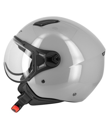 Casque aviateur JET moto  - Gris S779 LEOV de technologie