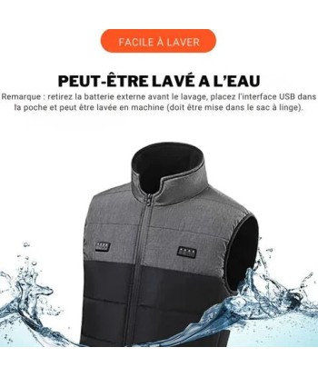 Gilet Chauffant Moto HOTGEAR™ - 21 Zones Paris Déstockage Promo