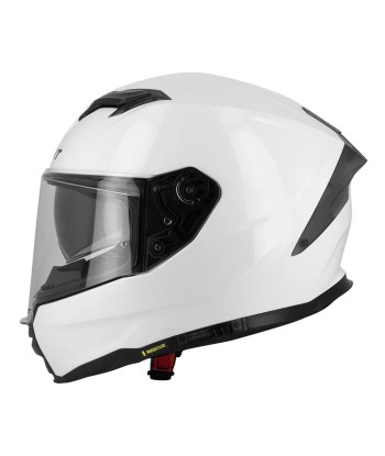 Casque moto Intégral - S442 VENGE R Blanc brillant des détails fins