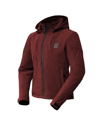 Blouson moto femme - Spring Rouge Bordeaux Voir les baskets