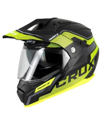 Casque moto cross / enduro - Jaune Découvrez la collection