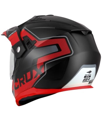 Casque moto cross/enduro + visiere -  CRUX™ pas chere