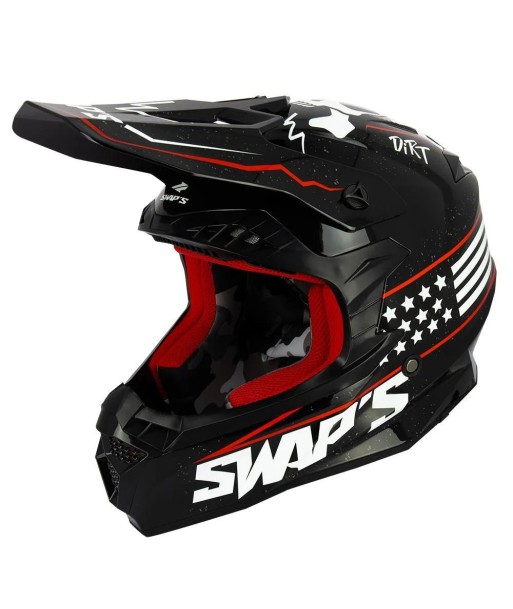 Casque moto cross - DEMON SWAPS S849 en stock