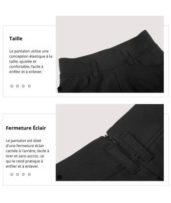 Pantalon Moto Femme Taille Haute rembourrage situé sous