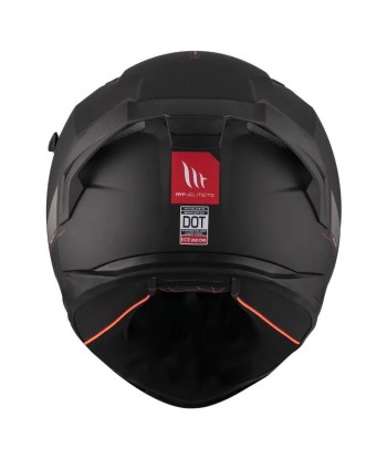 Casque moto integral | MT BRAKER SV A12 |  Noir MAT s'inspire de l'anatomie humaine