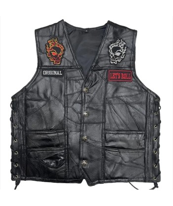 Gilet Cuir Biker Iron Cross Skull sélection de produits