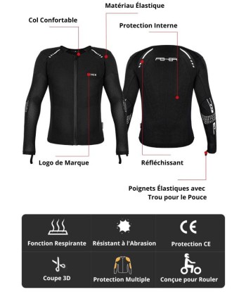 Gilet de Protection Moto Éte pour Femme - EvoShield™ commande en ligne