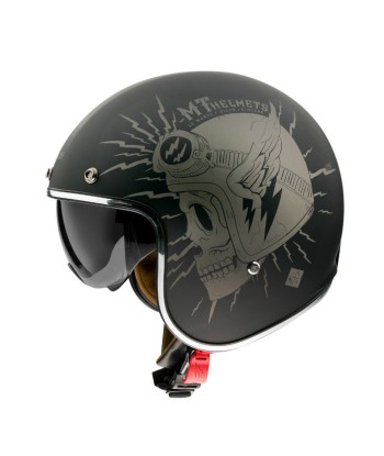 Casque Jet moto vintage  - DILER  | Homologation : ECE 22.06 livraison gratuite