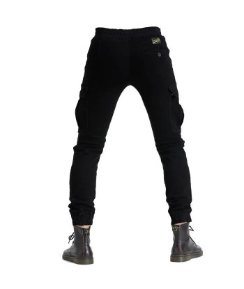 Pantalon moto cargo homme - Noir | UrbanGear™ Paris Déstockage Promo