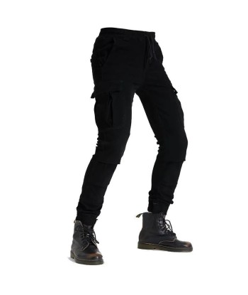 Pantalon moto cargo homme - Noir | UrbanGear™ Paris Déstockage Promo