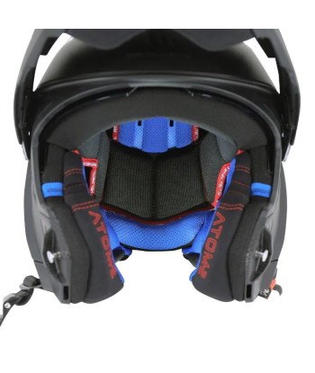 CASQUE MODULABLE MT ATOM 2 - NOIR MAT ou a consommer sur place