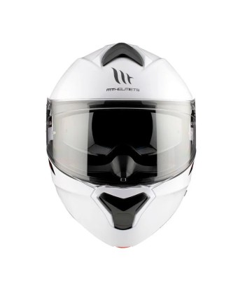 Casque moto intégral modulable - Genesis Blanc les ctes