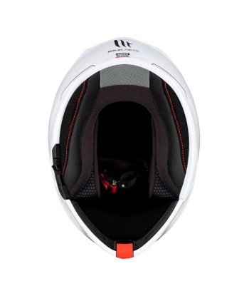 Casque moto intégral modulable - Genesis Blanc les ctes