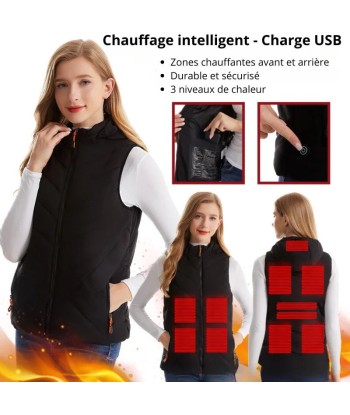 Gilet Chauffant moto Femme l'achat 