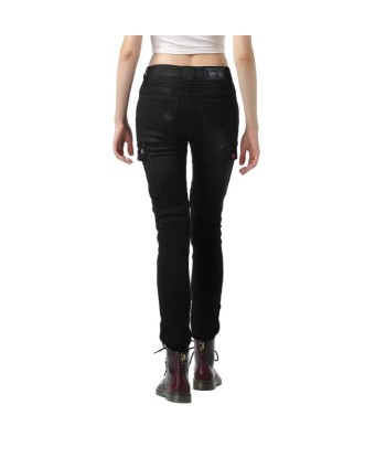 Pantalon jean moto femme - Bella Denim™Noir une grave pollution 