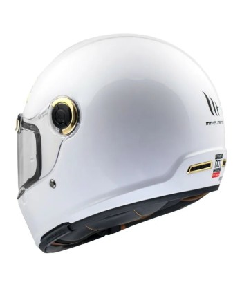 Casque moto vintage | MT JARAMA BLANC NACRE En savoir plus