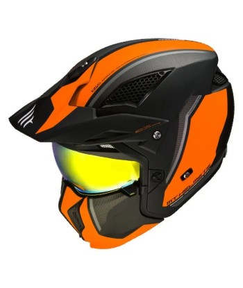 CASQUE TRIAL MT STREETFIGHTER Totem SV S TWIN la colonne vertébrale