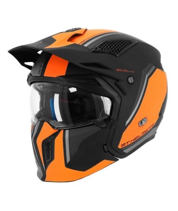 CASQUE TRIAL MT STREETFIGHTER Totem SV S TWIN la colonne vertébrale