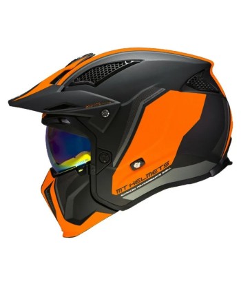 CASQUE TRIAL MT STREETFIGHTER Totem SV S TWIN la colonne vertébrale