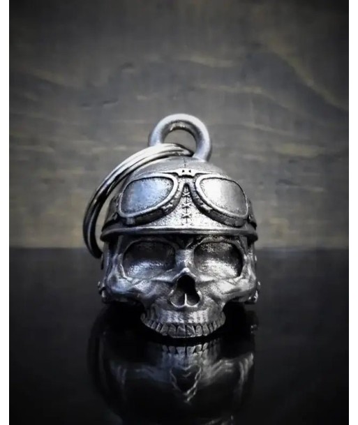 Einzigartige Motorradglocke "Skull Motorcycle Helmet" Pour