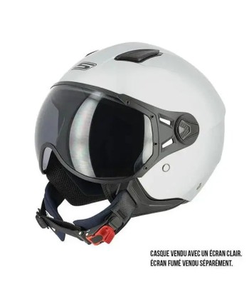 Jet Motorradhelm - Matt Grey Aviator Véritable concentré