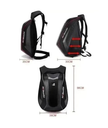 Rennmotorrad-Rucksack - MOTORSPORT rembourrage situé sous