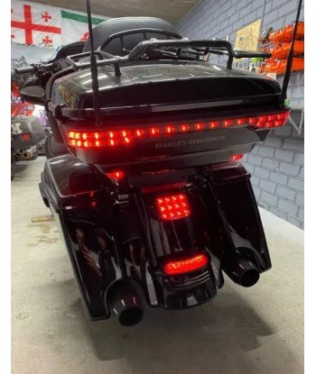 Led Rücklichter für Harley Road Glide - Schwarz rembourrage situé sous